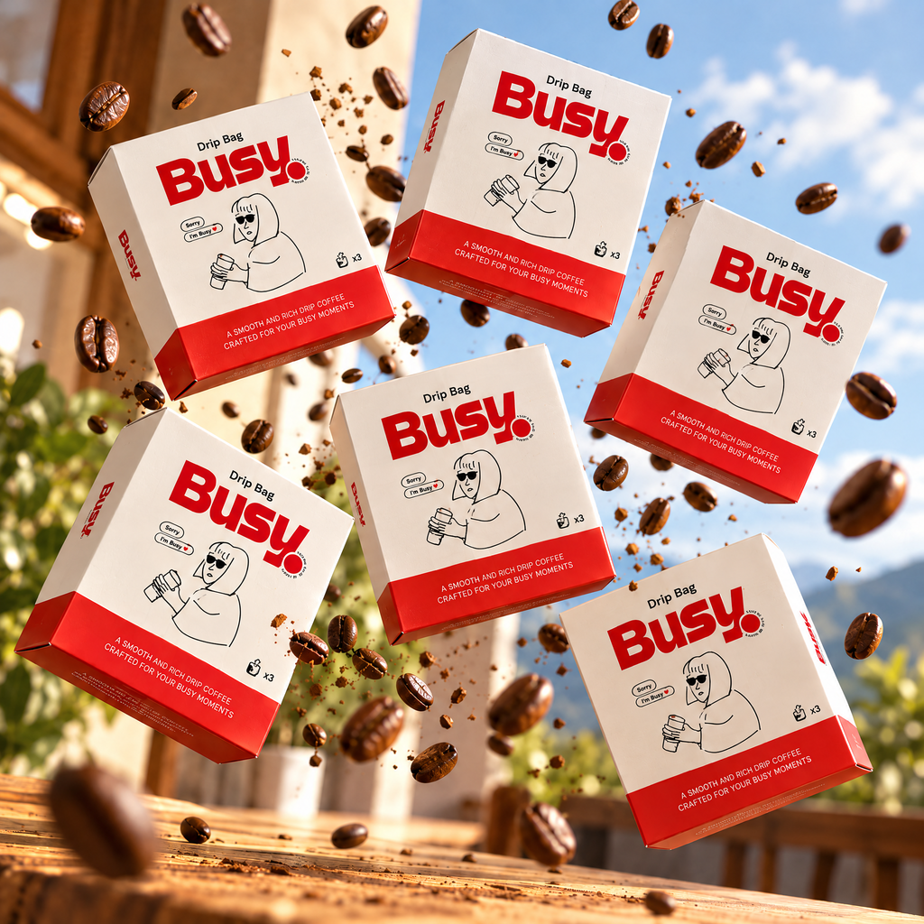 Busy Drip Bundle - drip bag boxes with coffee beans